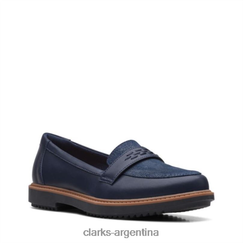 Clarks mujer 2FZPZ6282 clarks raisie jump cuero azul marino cuero azul marino cuero azul marino