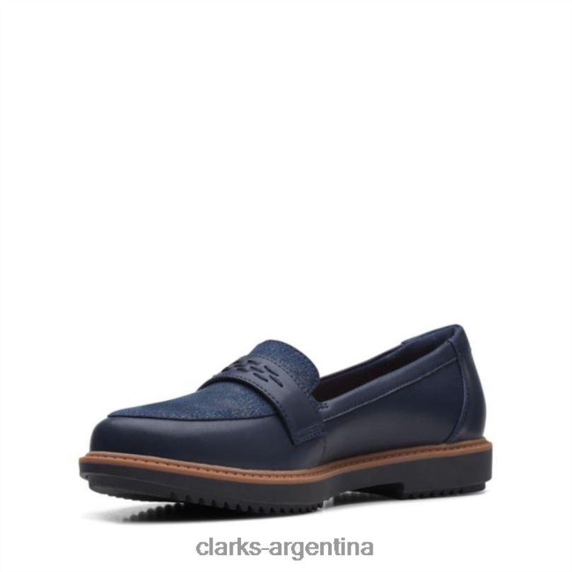 Clarks mujer 2FZPZ6282 clarks raisie jump cuero azul marino cuero azul marino cuero azul marino
