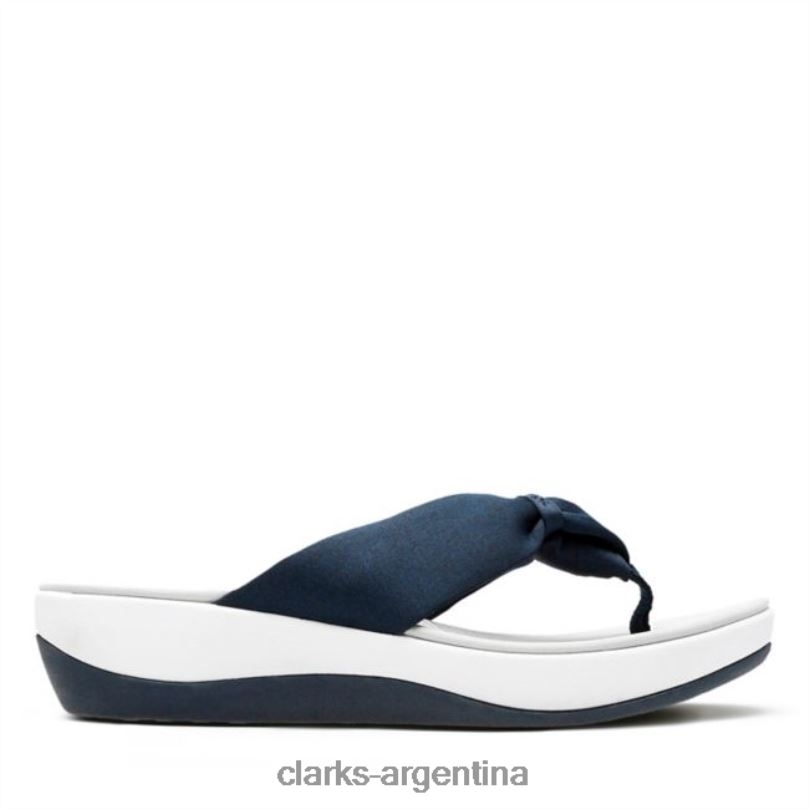 Clarks mujer 2FZPZ6290 Clarks arla glison tela azul tela azul Fabrica azul
