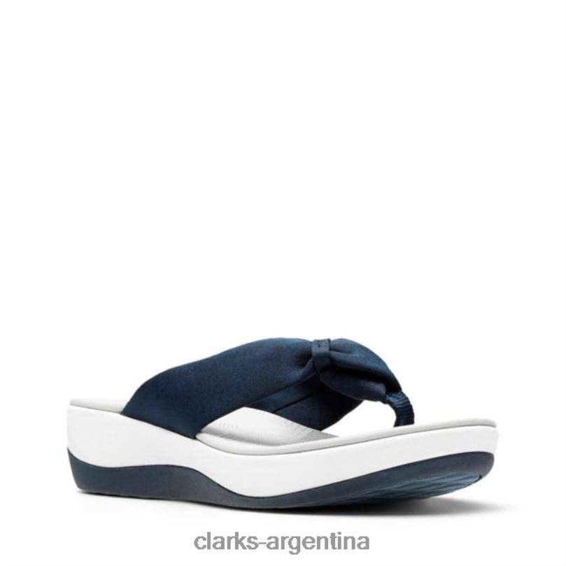 Clarks mujer 2FZPZ6290 Clarks arla glison tela azul tela azul Fabrica azul