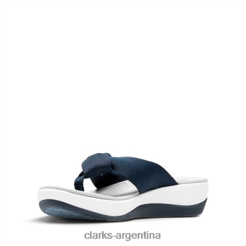 Clarks mujer 2FZPZ6290 Clarks arla glison tela azul tela azul Fabrica azul