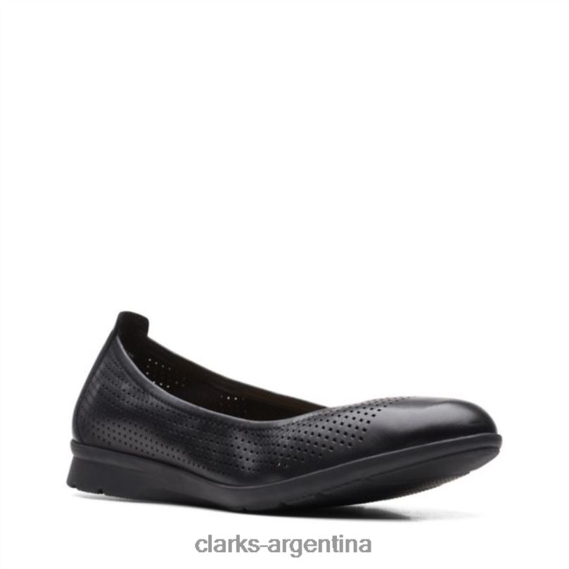 Clarks mujer 2FZPZ6329 clarks cuero negro jenette facilidad cuero negro cuero negro