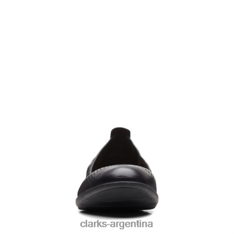 Clarks mujer 2FZPZ6329 clarks cuero negro jenette facilidad cuero negro cuero negro