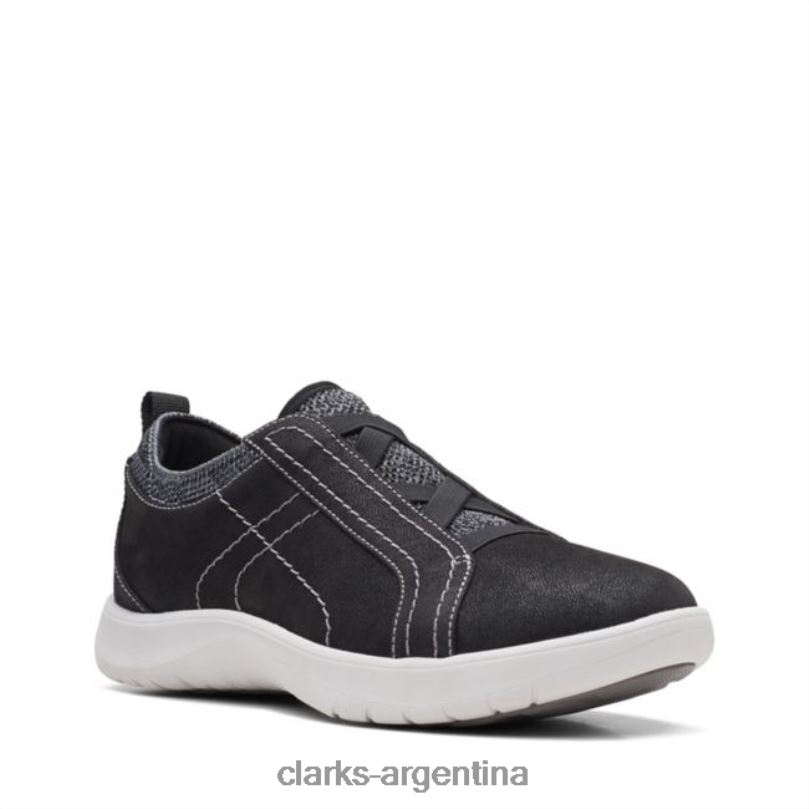 Clarks mujer 2FZPZ6353 clarks textil negro adella trace textil negro textil negro