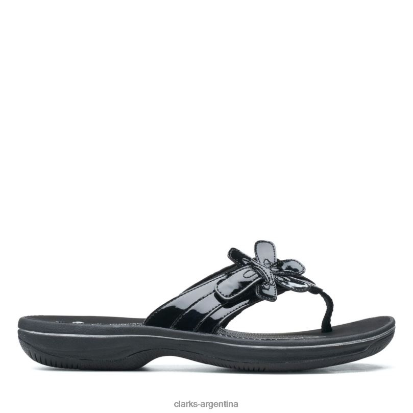 Clarks mujer 2FZPZ6356 charol negro brinkley flora charol negro clarks charol negro