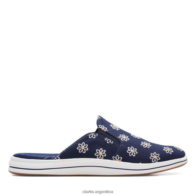 Clarks mujer 2FZPZ6420 marina floral brisa orilla marina floral clarks floral azul marino