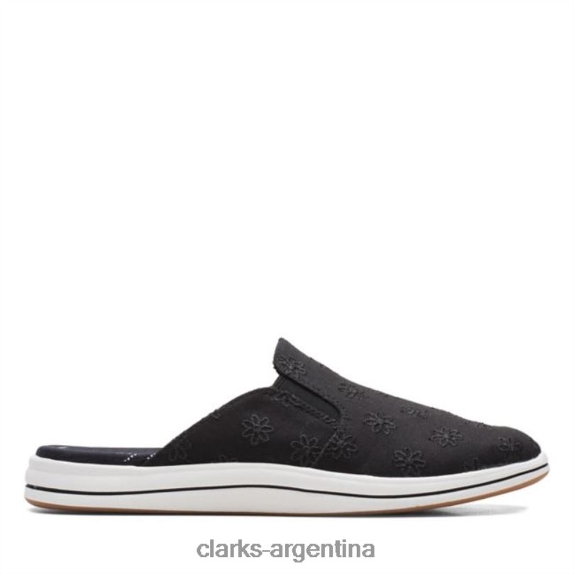 Clarks mujer 2FZPZ6422 brisa orilla negro floral negro floral clarks flores negras