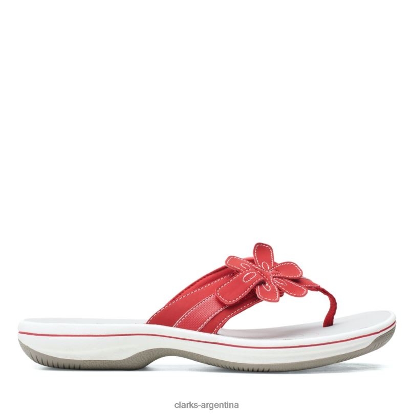 Clarks mujer 2FZPZ6425 clarks red brinkley flora rojo rojo