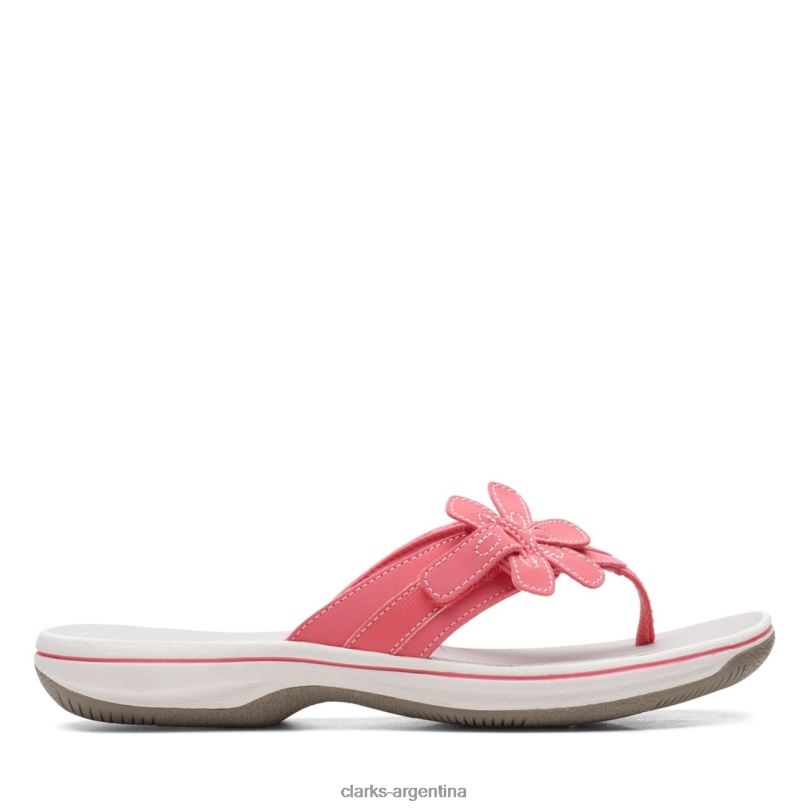 Clarks mujer 2FZPZ6426 clarks brinkley flora coral brillante coral brillante coral brillante