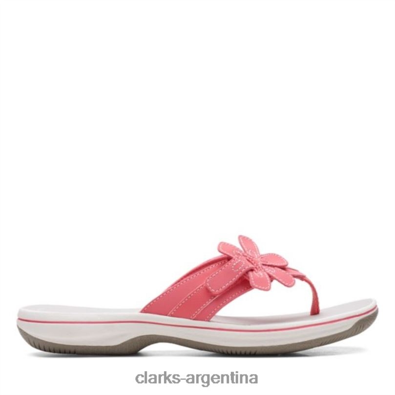 Clarks mujer 2FZPZ6426 clarks brinkley flora coral brillante coral brillante coral brillante