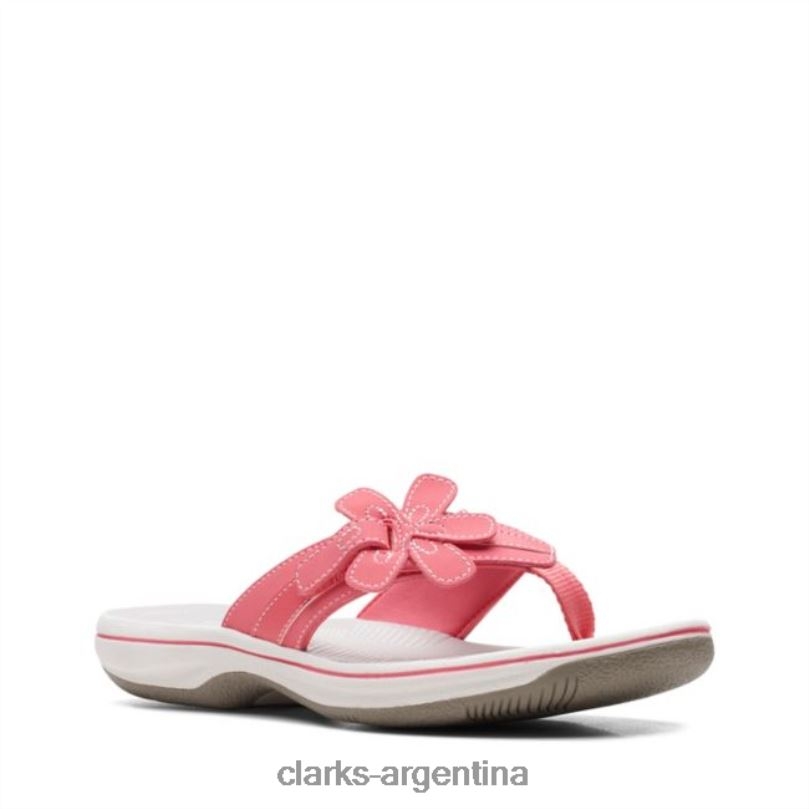 Clarks mujer 2FZPZ6426 clarks brinkley flora coral brillante coral brillante coral brillante