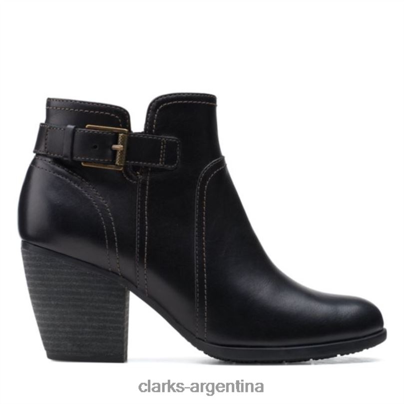 Clarks mujer 2FZPZ6432 cuero negro clarks bergen vibe cuero negro cuero negro