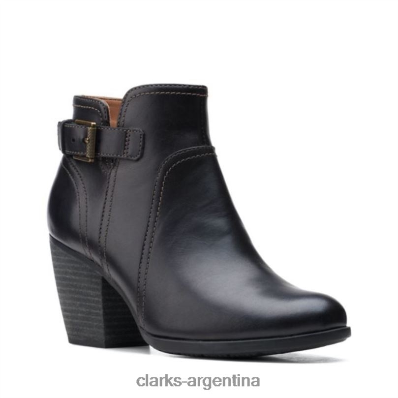 Clarks mujer 2FZPZ6432 cuero negro clarks bergen vibe cuero negro cuero negro