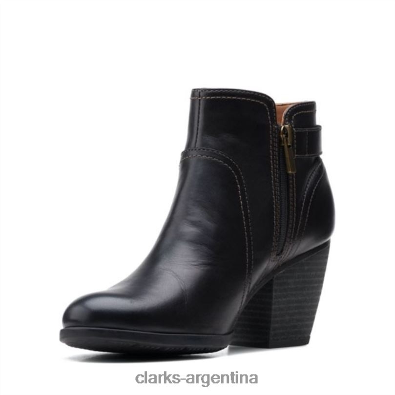 Clarks mujer 2FZPZ6432 cuero negro clarks bergen vibe cuero negro cuero negro