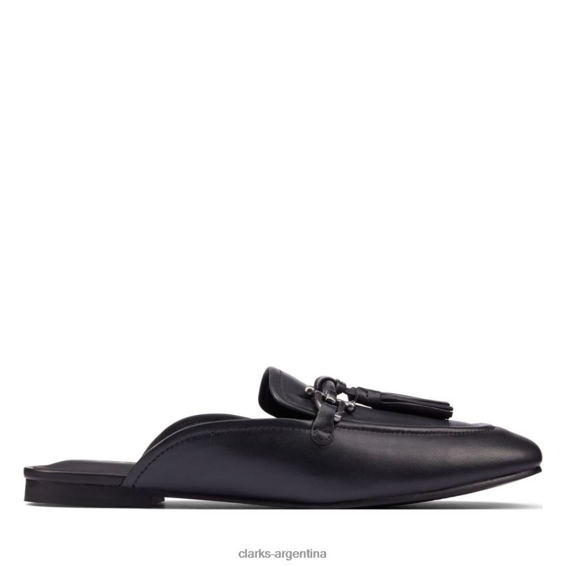 Clarks mujer 2FZPZ6470 Adornos pure2 cuero negro clarks de cuero negro cuero negro