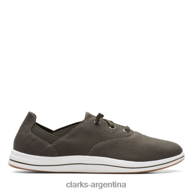 Clarks mujer 2FZPZ6502 brisa ave oliva oscuro clarks oliva oscuro oliva oscuro