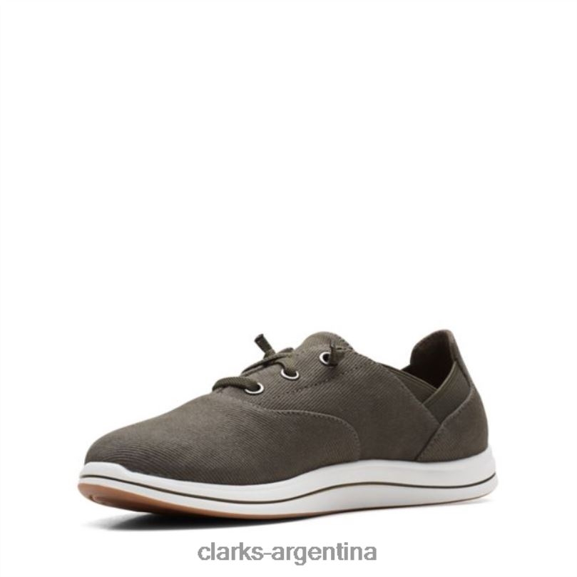 Clarks mujer 2FZPZ6502 brisa ave oliva oscuro clarks oliva oscuro oliva oscuro