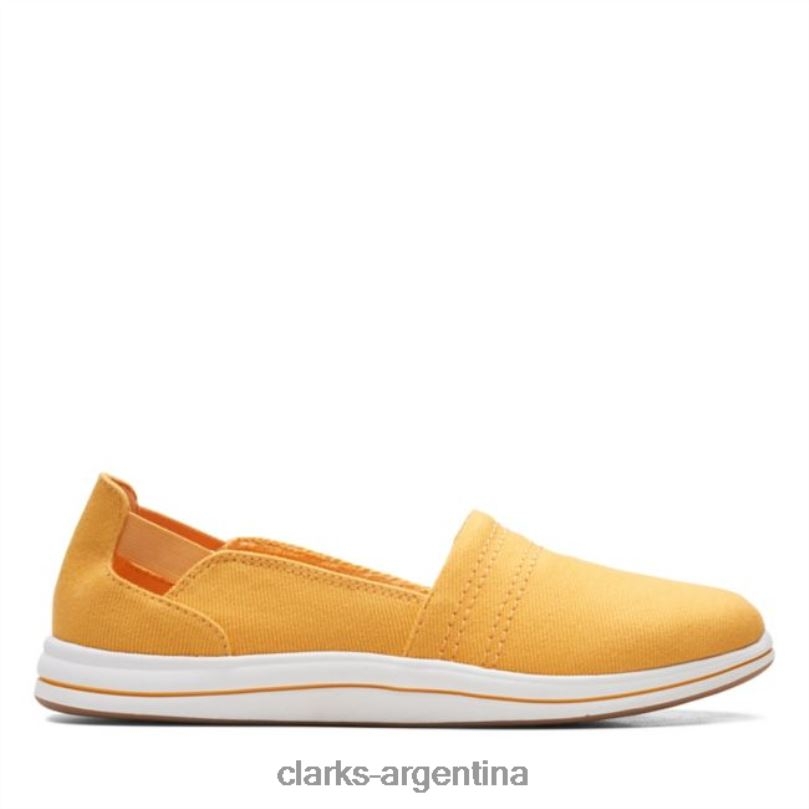 Clarks mujer 2FZPZ6531 paso de brisa clarks amarillo amarillo