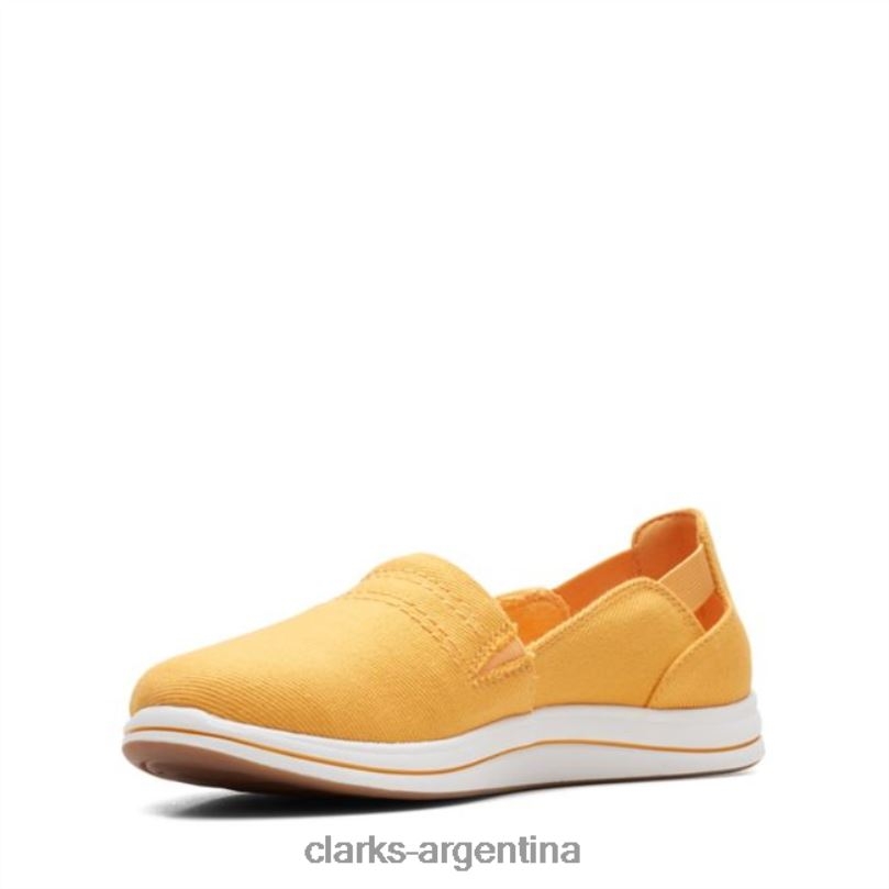 Clarks mujer 2FZPZ6531 paso de brisa clarks amarillo amarillo
