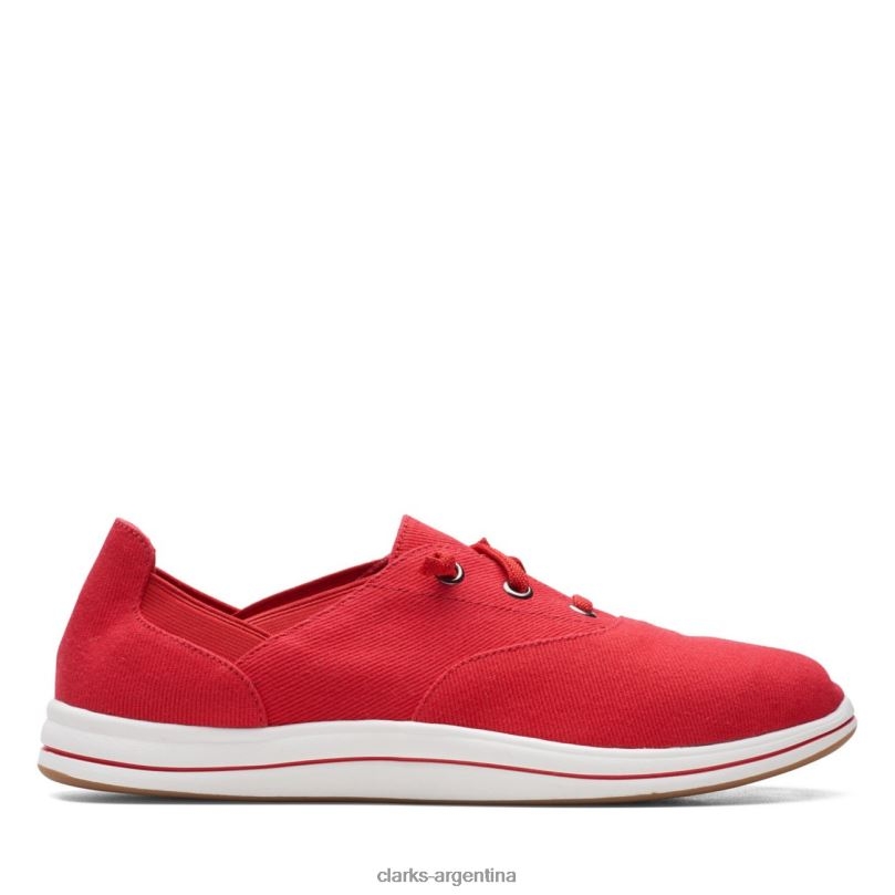 Clarks mujer 2FZPZ6536 clarks rojos brisa ave rojo rojo
