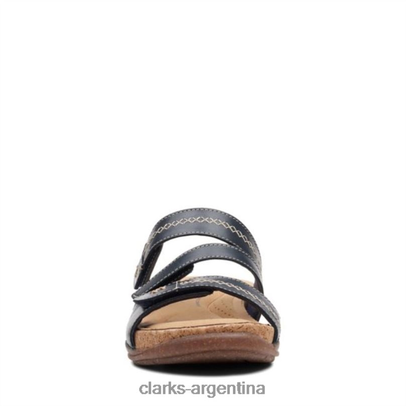 Clarks mujer 2FZPZ6547 cuero azul marino clarks roseville bay cuero azul marino cuero azul marino