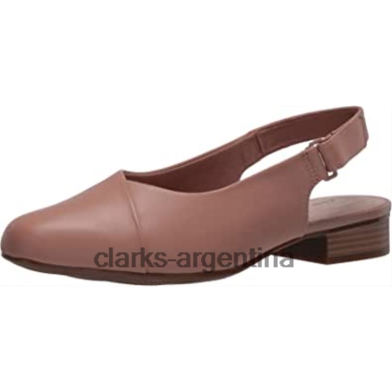 Clarks mujer 2FZPZ1041 Mocasines Clarks Juliet de piel praliné para mujer