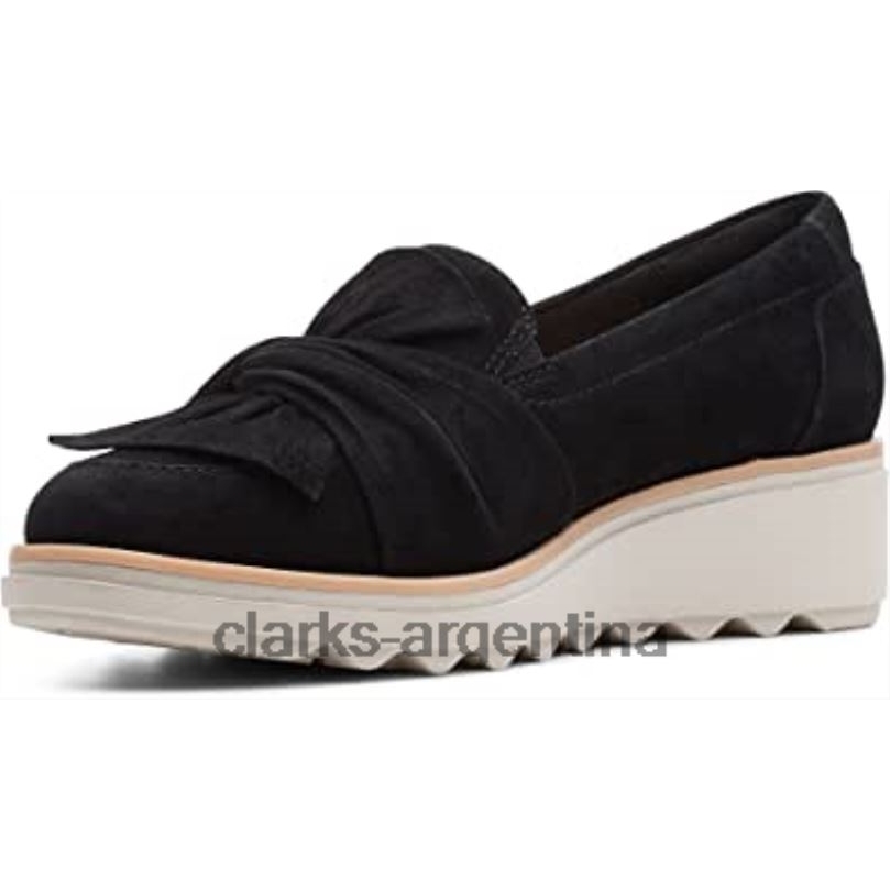 Clarks mujer 2FZPZ1158 mocasines sharon dasher mujer beige negro negro clarks beige negro