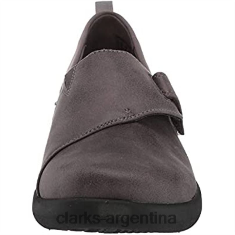 Clarks mujer 2FZPZ1286 mocasín sillian 20 facilidad mujer gris sintético clarks sintético gris