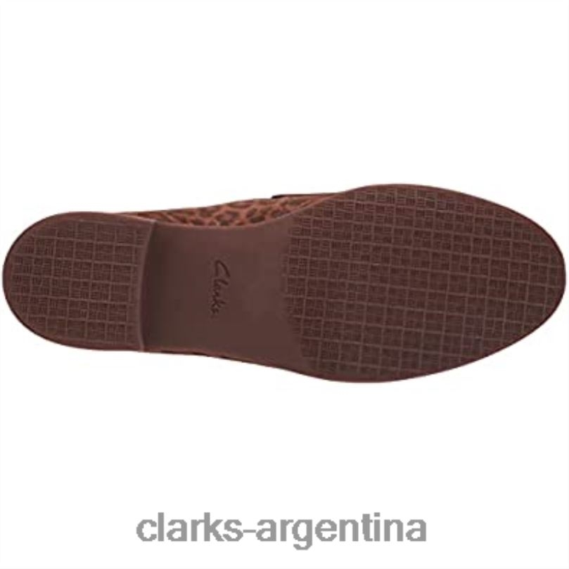 Clarks mujer 2FZPZ1590 mocasines trish rose para mujer con estampado de leopardo clarks estampado de leopardo