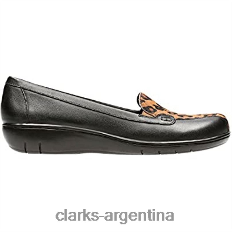 Clarks mujer 2FZPZ1663 mocasines bayou q para mujer clarks leopardo prt comb peineta leopardo