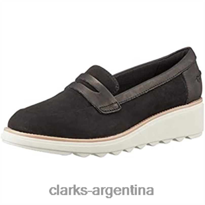 Clarks mujer 2FZPZ1902 mocasines sharon ranch para mujer clarks negros negro