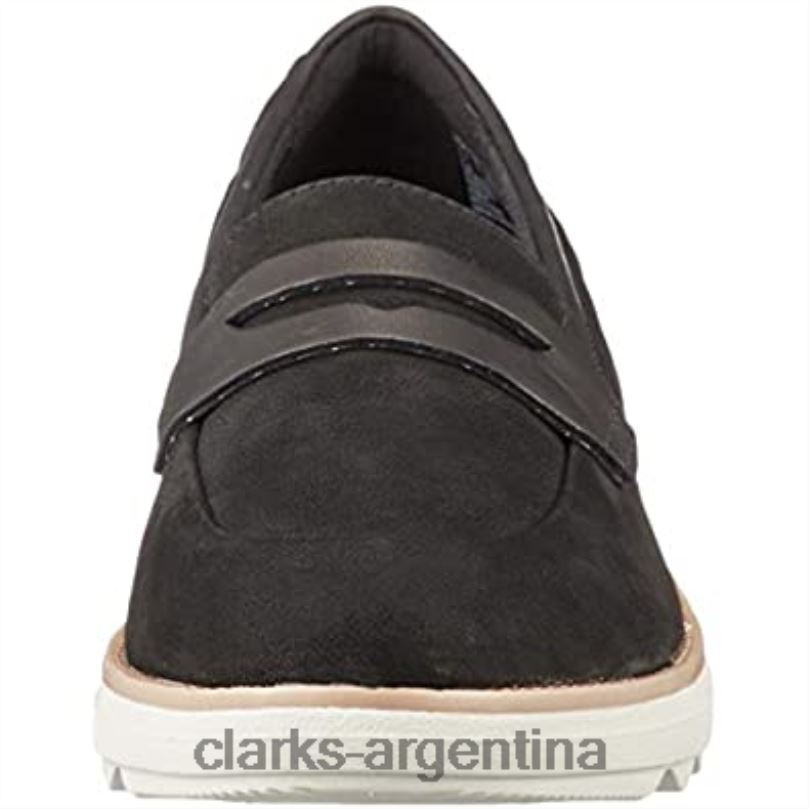 Clarks mujer 2FZPZ1902 mocasines sharon ranch para mujer clarks negros negro