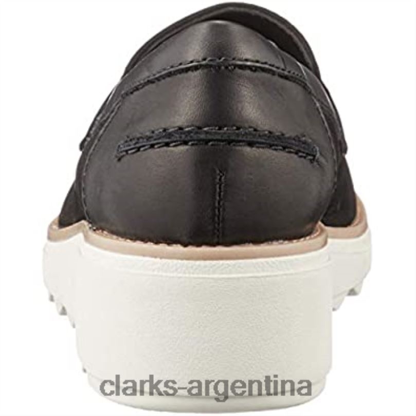Clarks mujer 2FZPZ1902 mocasines sharon ranch para mujer clarks negros negro