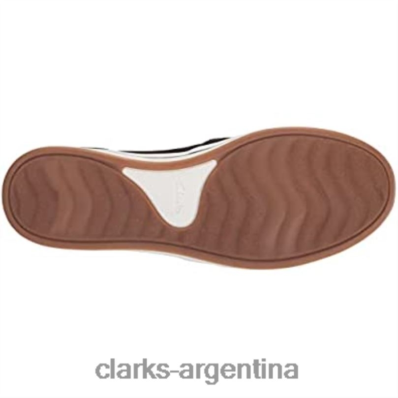 Clarks mujer 2FZPZ2075 Mocasines Clarks Breeze de lona negra para mujer