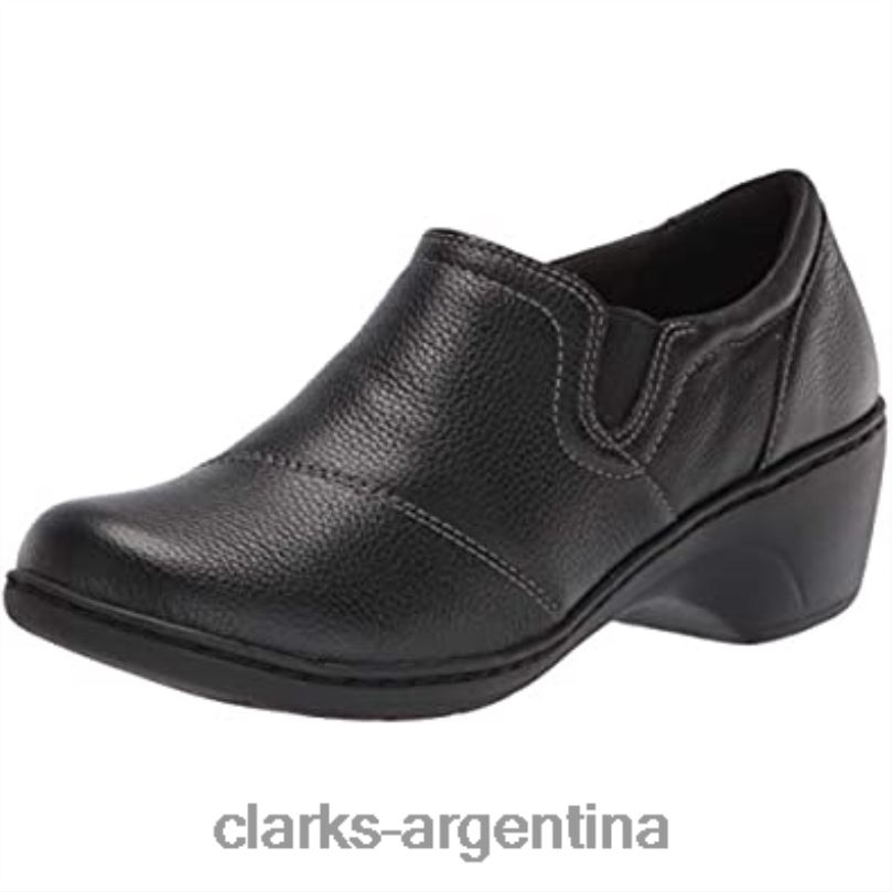 Clarks mujer 2FZPZ2236 mocasines channing park de cuero negro para mujer clarks cuero negro
