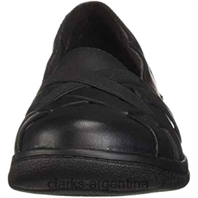 Clarks mujer 2FZPZ2677 mocasines clarks cheyn creek para mujer de cuero negro cuero negro