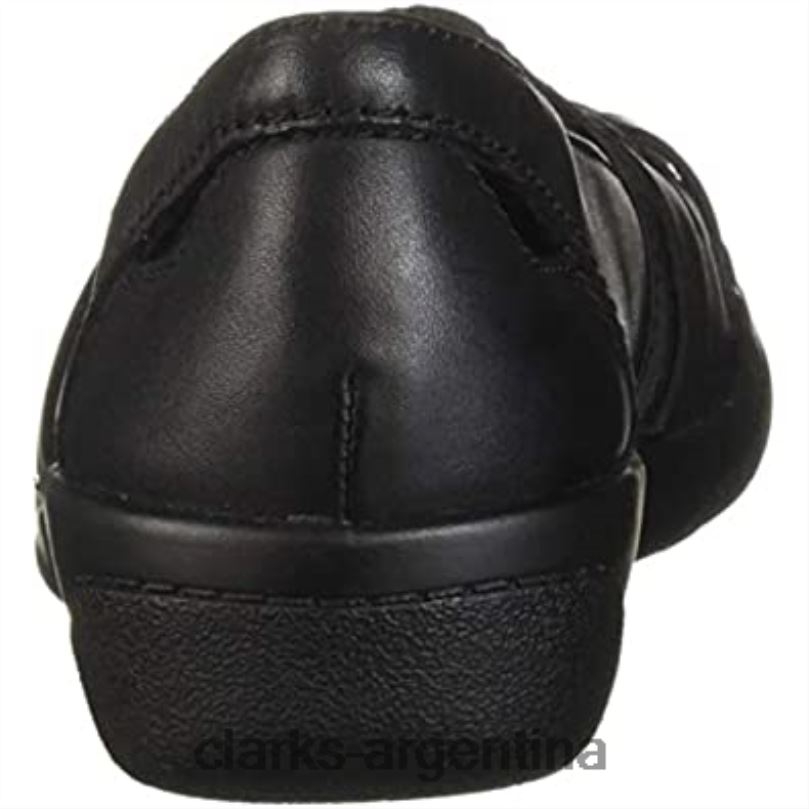 Clarks mujer 2FZPZ2677 mocasines clarks cheyn creek para mujer de cuero negro cuero negro