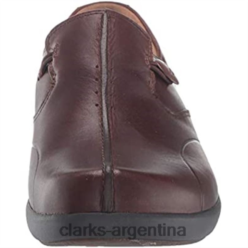 Clarks mujer 2FZPZ2808 Mocasines clarks unloop 2 walk de cuero tostado oscuro para mujer cuero bronceado oscuro