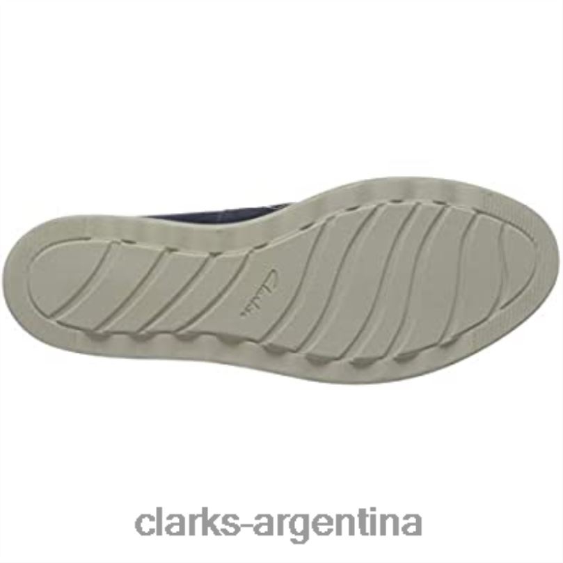 Clarks mujer 2FZPZ343 mocasín sharon dolly mujer clarks ante azul oscuro gamuza azul oscuro