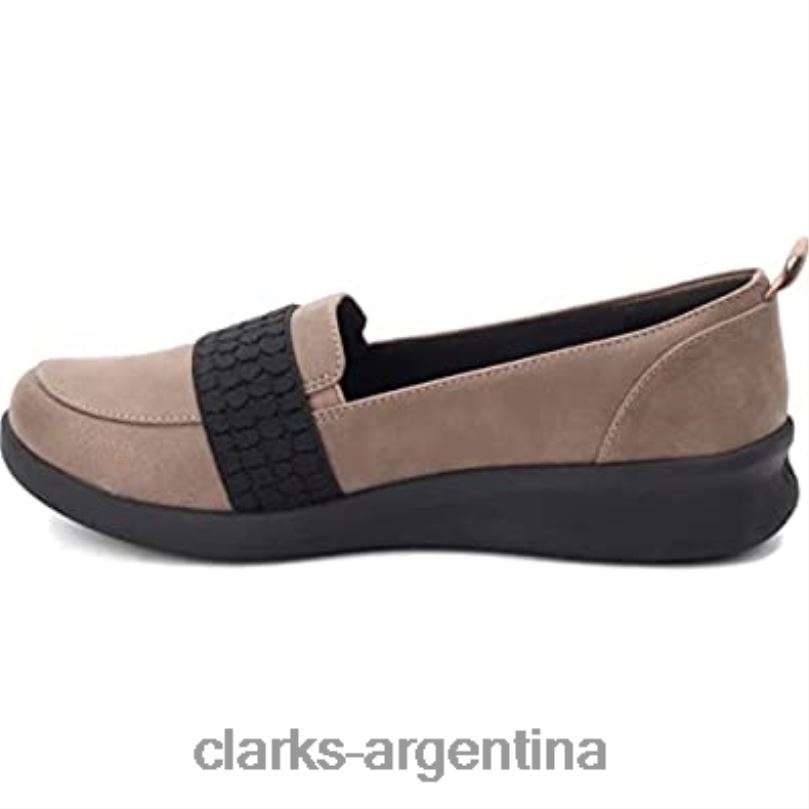 Clarks mujer 2FZPZ347 Mocasines Clarks Sillian 20 Zest de peltre para mujer estaño