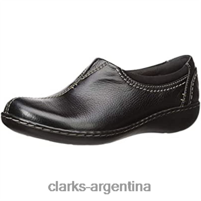 Clarks mujer 2FZPZ677 mocasines clarks ashland joy para mujer de cuero negro cuero negro