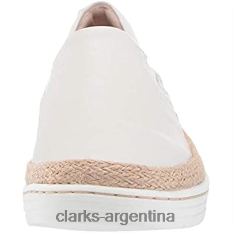 Clarks mujer 2FZPZ692 mocasines marie perla mujer piel blanca clarks cuero blanco
