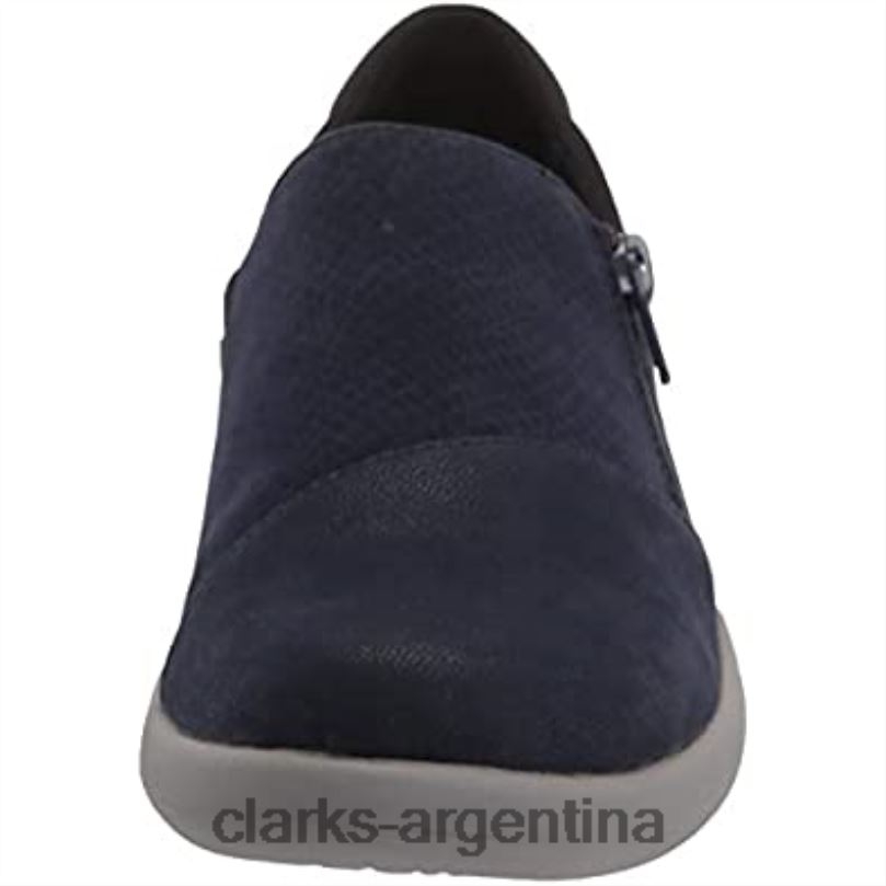 Clarks mujer 2FZPZ744 Mocasines clarks sillian 20 días azul marino para mujer Armada