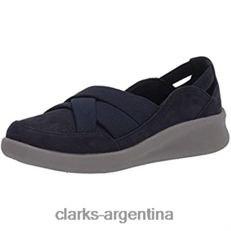 Clarks mujer 2FZPZ840 Mocasín clarks sillian 20 star azul marino sintético azul marino sintético