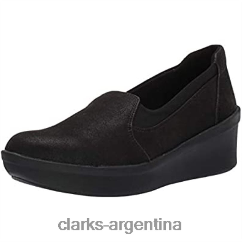 Clarks mujer 2FZPZ1119 step rose moon plataforma mujer clarks negro textil textil negro
