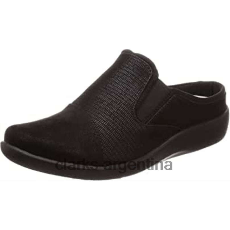 Clarks mujer 2FZPZ1261 zueco clarks sillian free mujer negro negro