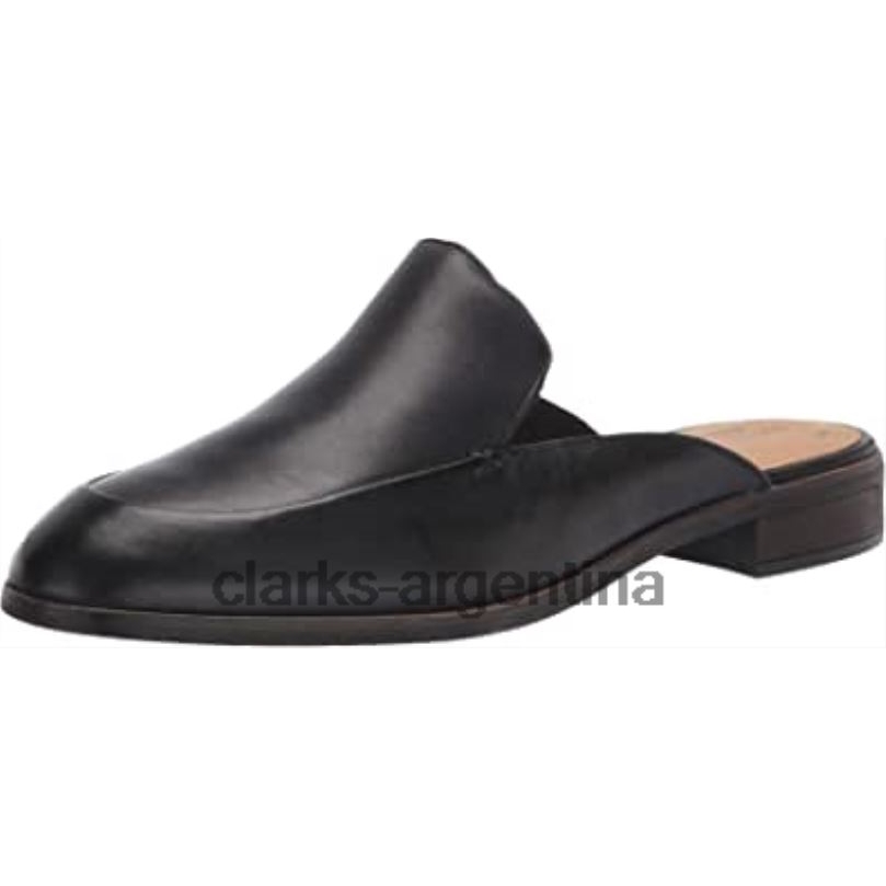 Clarks mujer 2FZPZ1579 Zueco clarks trish plant mujer cuero negro