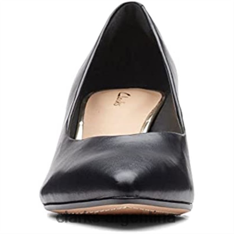 Clarks mujer 2FZPZ195 Zapatillas Clarks Violet 55 Court Mujer Negras negro