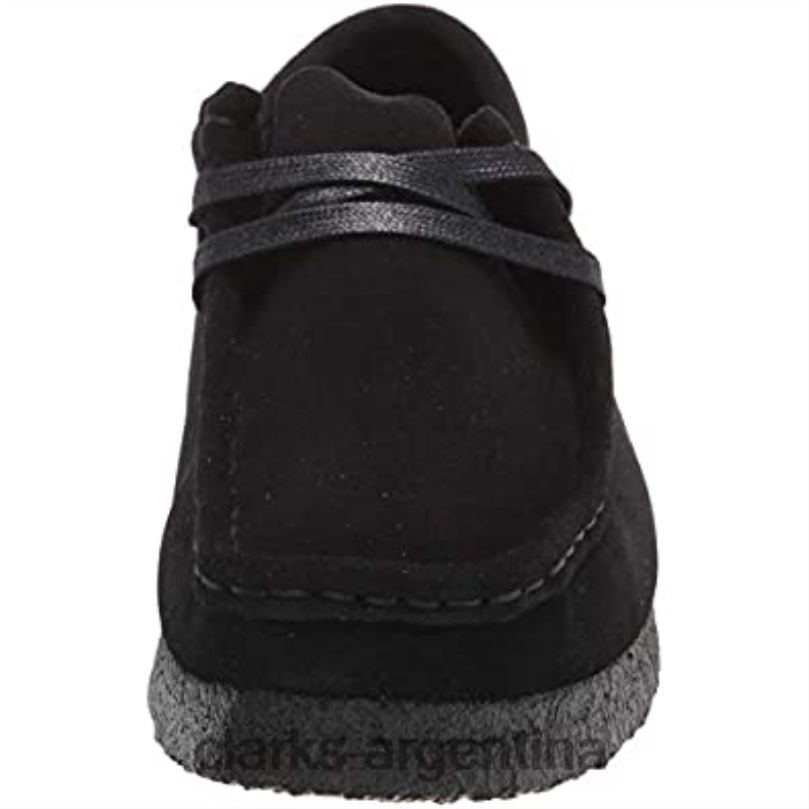 Clarks mujer 2FZPZ2120 zapatos clarks wallabee de mujer en ante negro ante negro