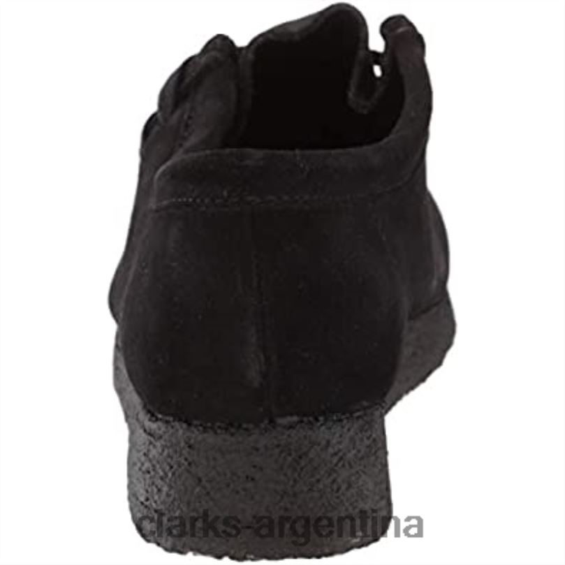 Clarks mujer 2FZPZ2120 zapatos clarks wallabee de mujer en ante negro ante negro
